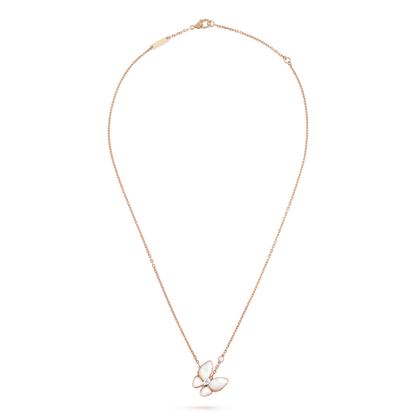 [Elitejewels]BUTTERFLY MOP DIAMOND NECKLACE