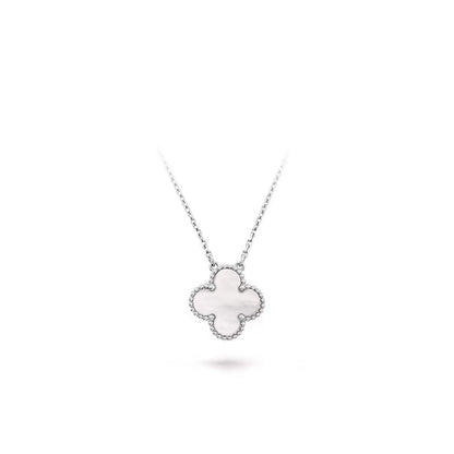 [Everoly JW]CLOVER 15MM MITTLERE WEISSE MOP-HALSKETTE 