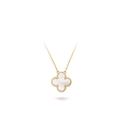 [Everoly JW]CLOVER 15MM MITTLERE WEISSE MOP-HALSKETTE 