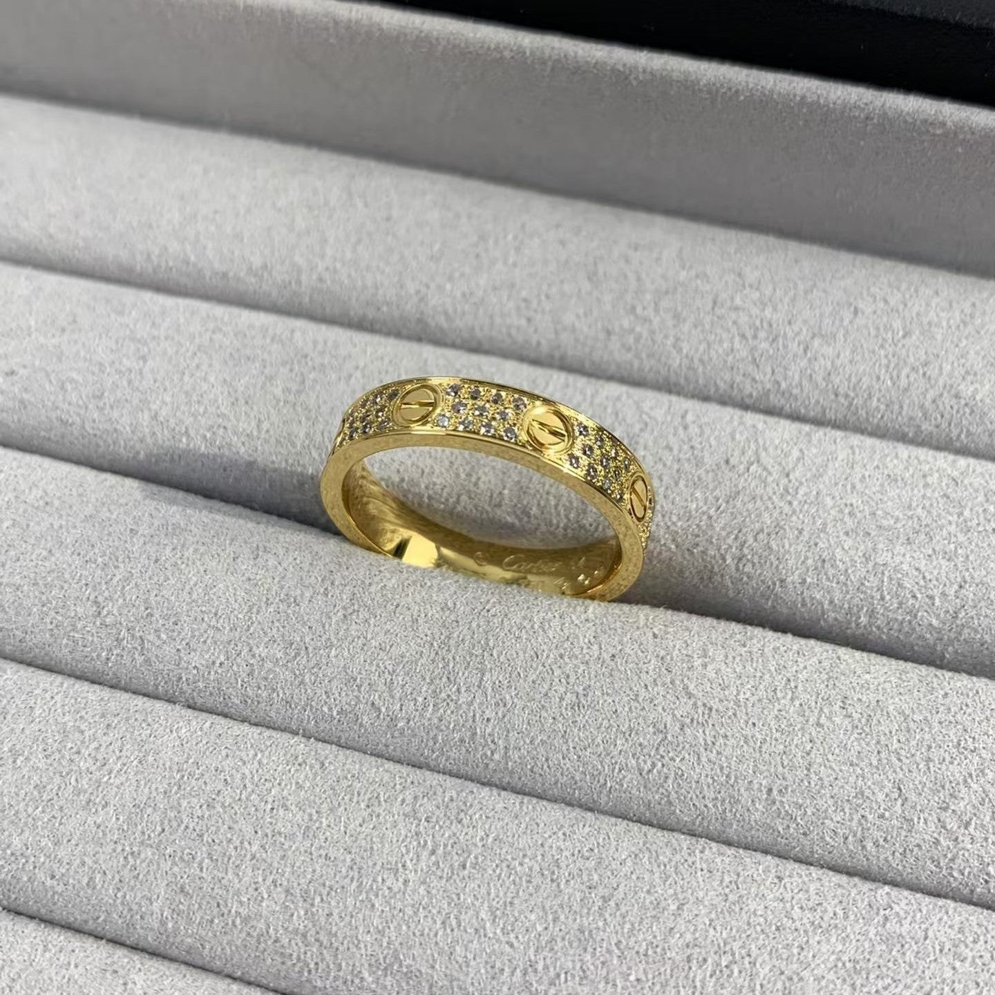 [エバリー JW]ラブリング 3.6mm ダイヤモンドパヴェ