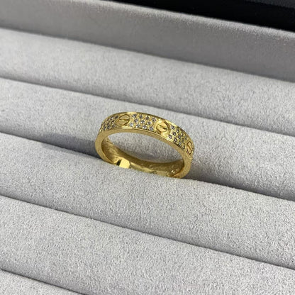 [エバリー JW]ラブリング 3.6mm ダイヤモンドパヴェ