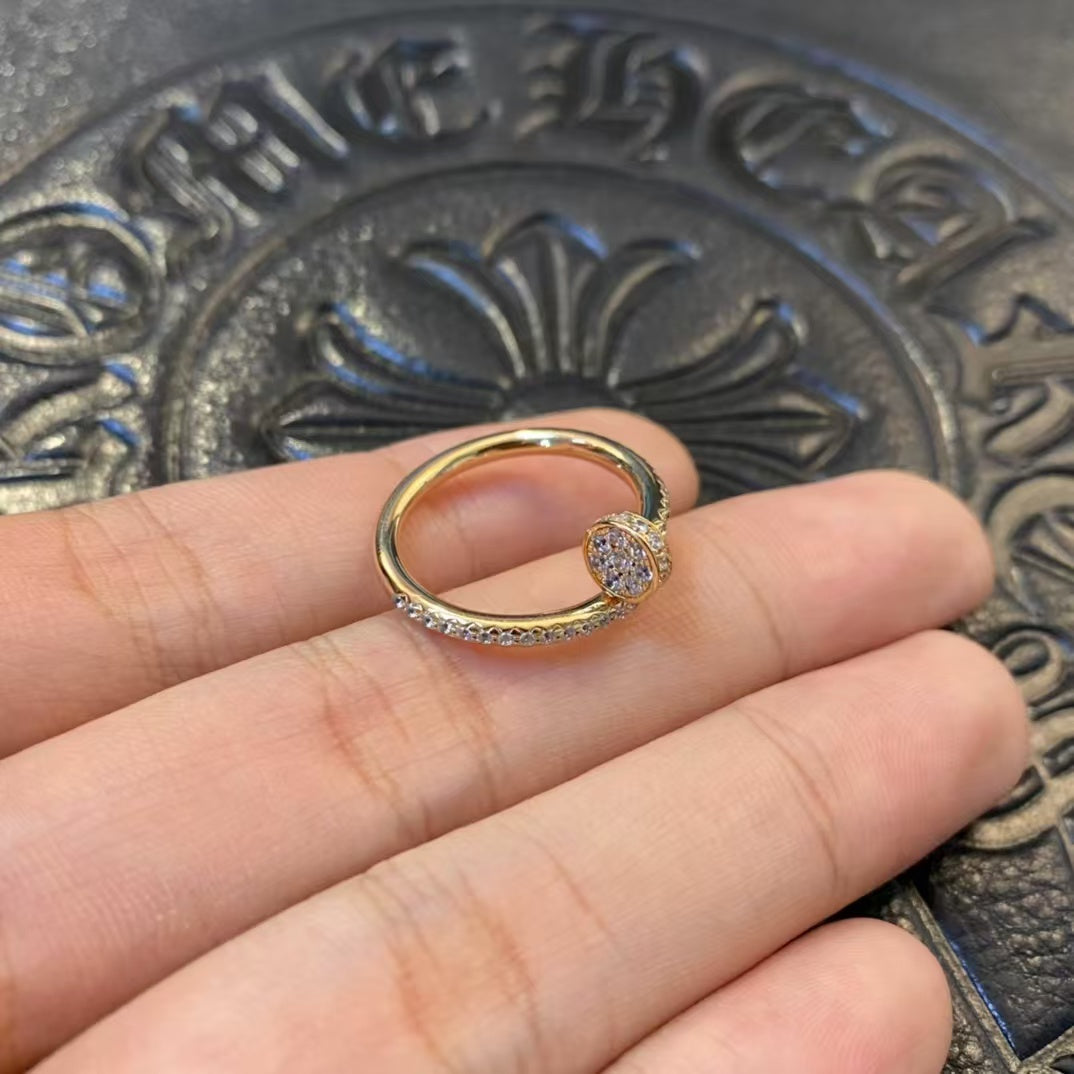 [Everoly JW]JUSTE RING 1,8 MM GOLD DIAMANTEN