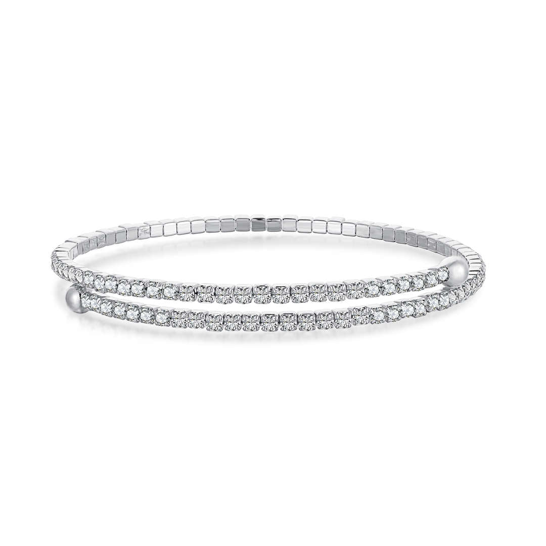 [Everoly JW]Rundarmband mit Diamanten