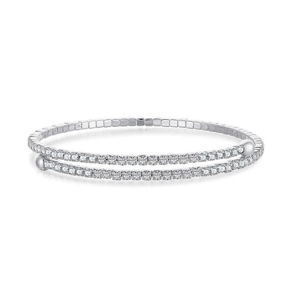 [Everoly JW]Rundarmband mit Diamanten