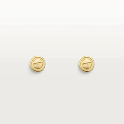 [Elitejewels]LOVE EARRINGS GOLD 10MM