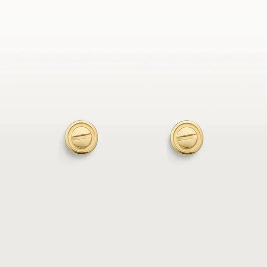 [Elitejewels]LOVE EARRINGS GOLD 10MM