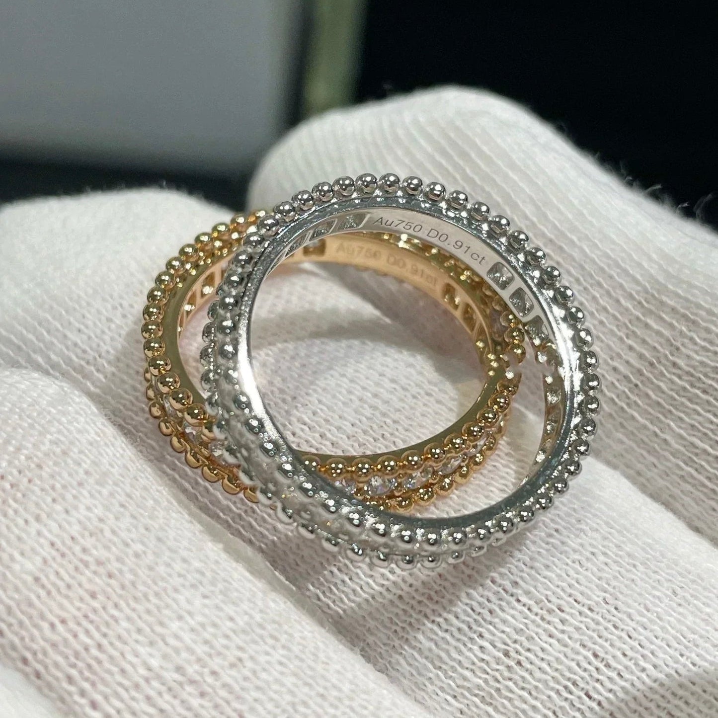 [Elitejewels]PERLEE DIAMOND SILVER RING