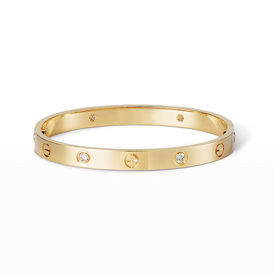 [Everoly JW] LIEBESARMBAND 6,1 MM 4 DIAMANTEN 