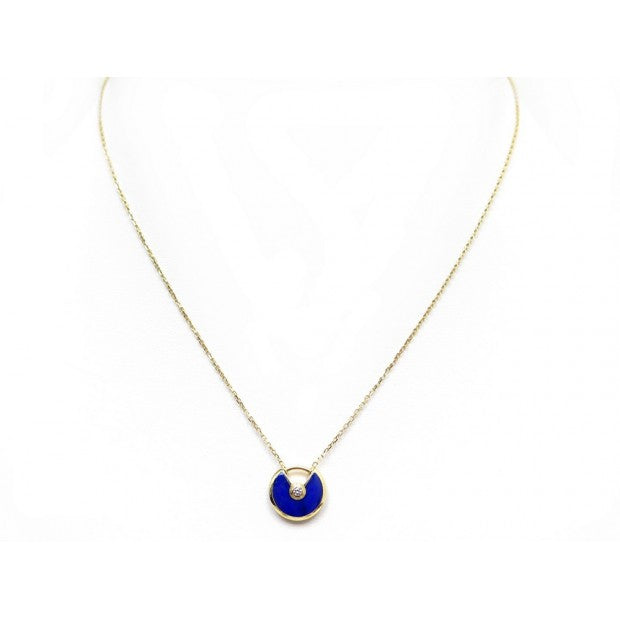 [Everoly JW]AMULETTE ROSE GOLD AGATE NECKLACE