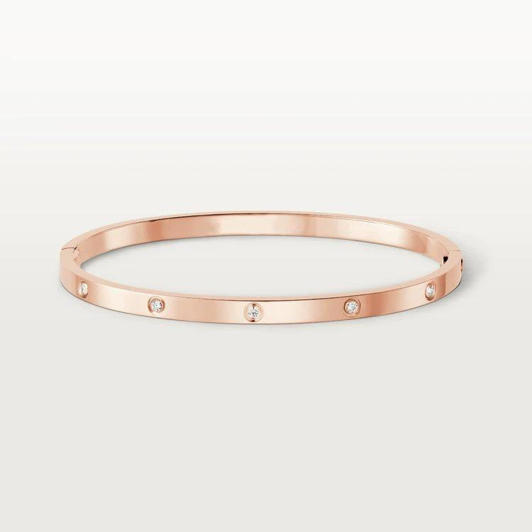 [Everoly JW]LOVE BRACELET 3.65MM 10 DIAMONDS