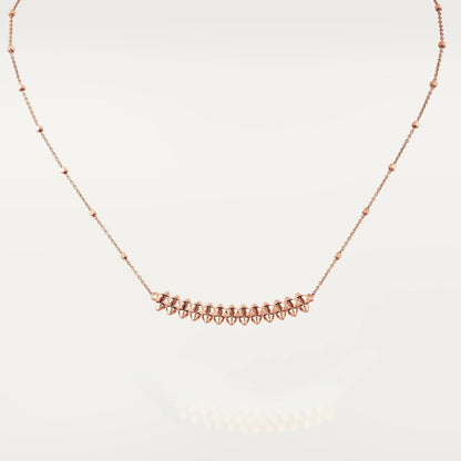 [Everoly JW]CLASH PINK GOLD NECKLACE