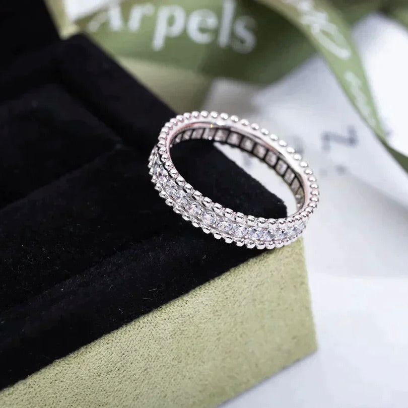 [Elitejewels]PERLEE DIAMOND SILVER RING