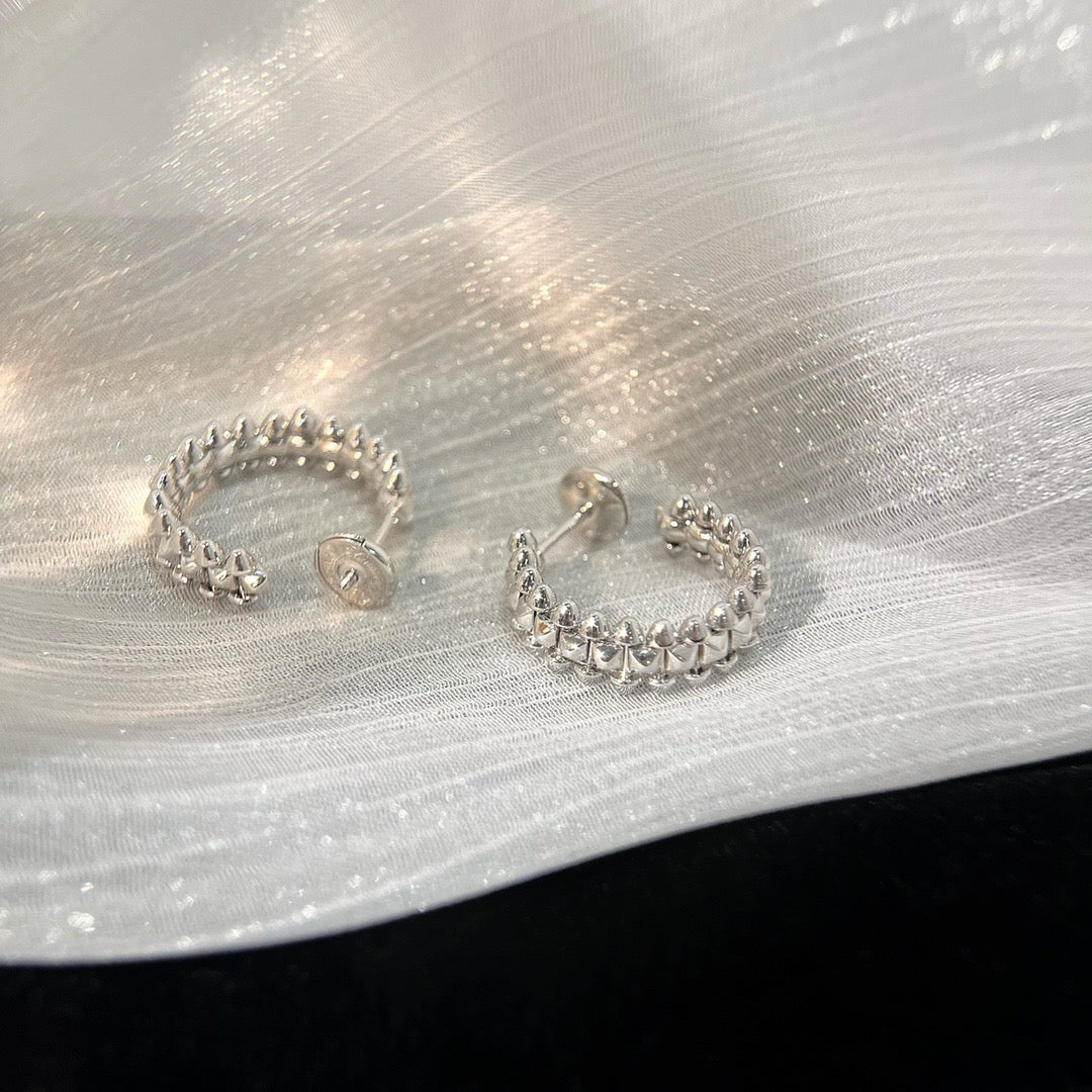 [Elitejewels]CLASH SMALL HOOP EARRINGS