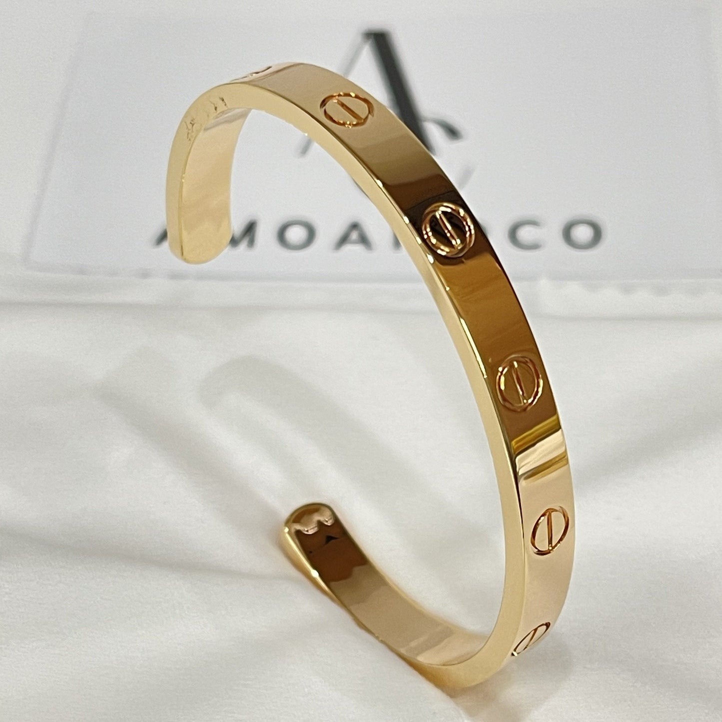 [エバリー JW]ラブブレスレット 6.1mm オープンカフ