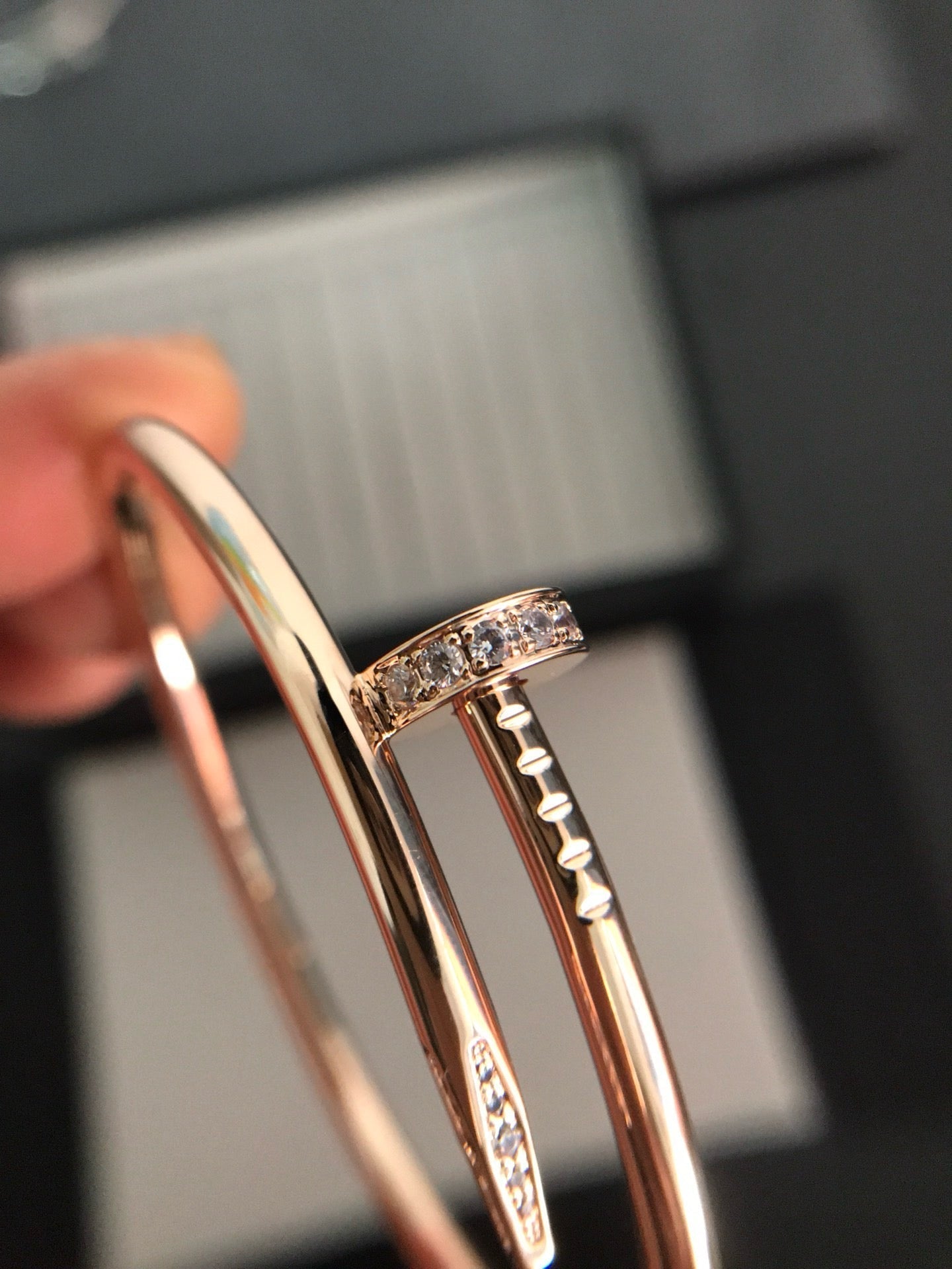 [Everoly JW]JUSTE ARMBAND 3,5MM DIAMANTEN