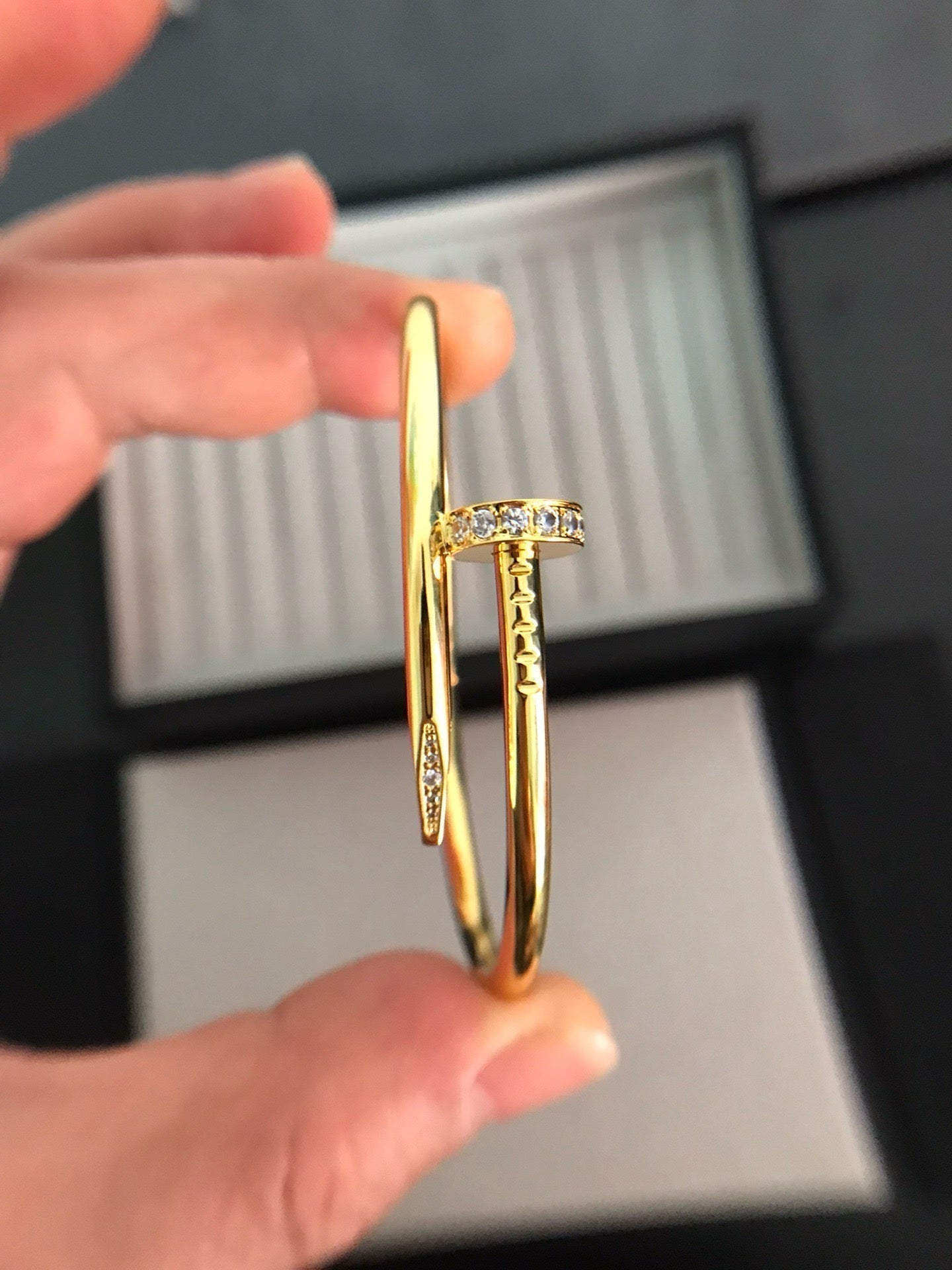 [Everoly JW]JUSTE ARMBAND 3,5MM DIAMANTEN