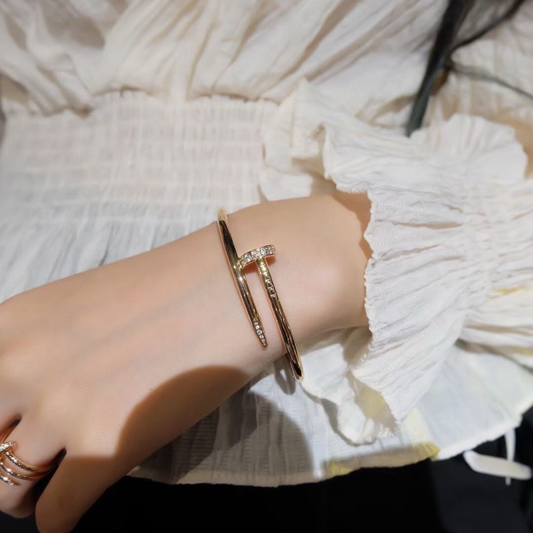 [Everoly JW]JUSTE ARMBAND 3,5MM DIAMANTEN