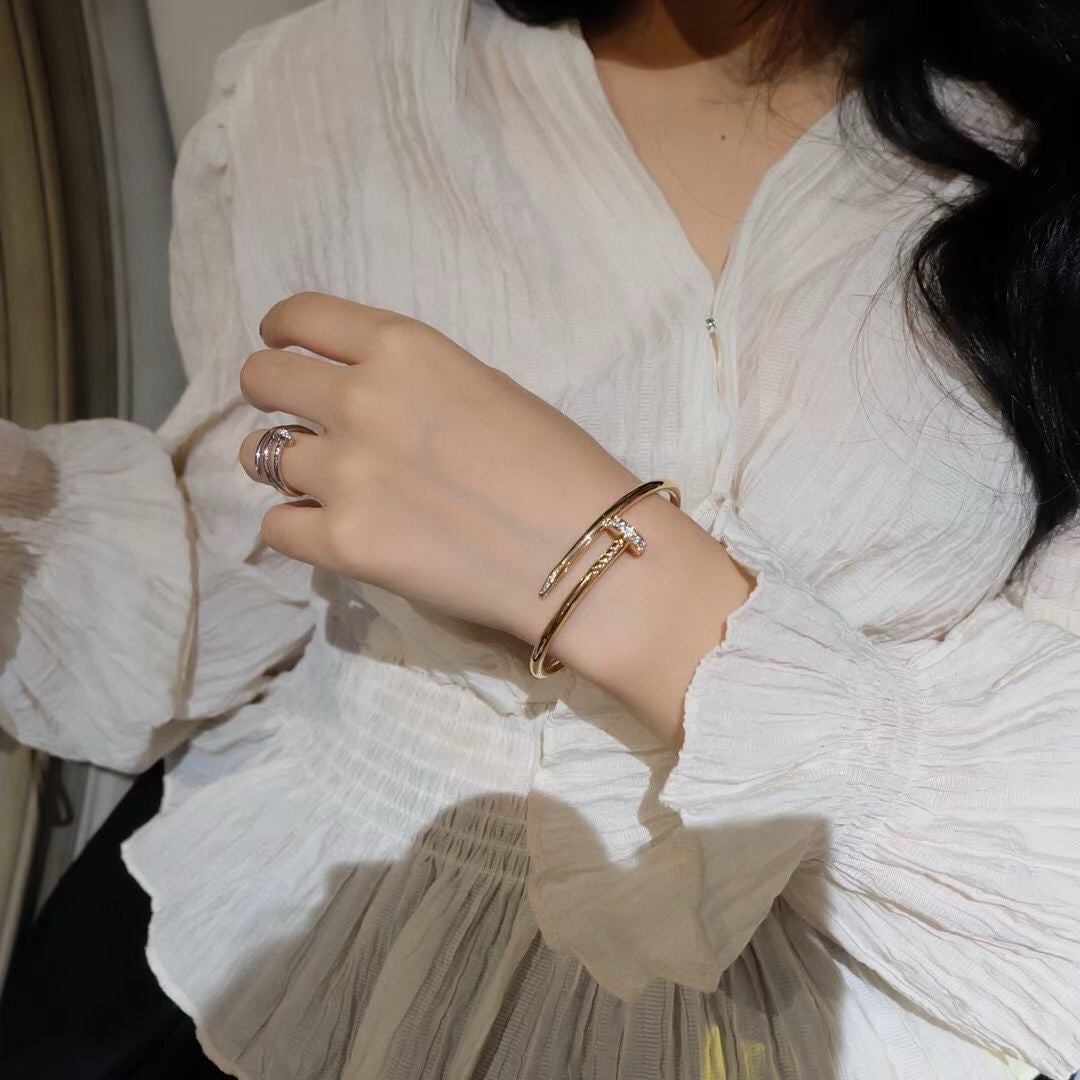 [Everoly JW]JUSTE ARMBAND 3,5MM DIAMANTEN