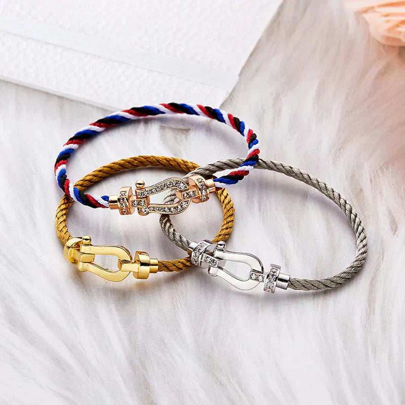 [Everoly JW]FORCE GROSSES HUFEISENARMBAND OHNE DIAMANT GOLD