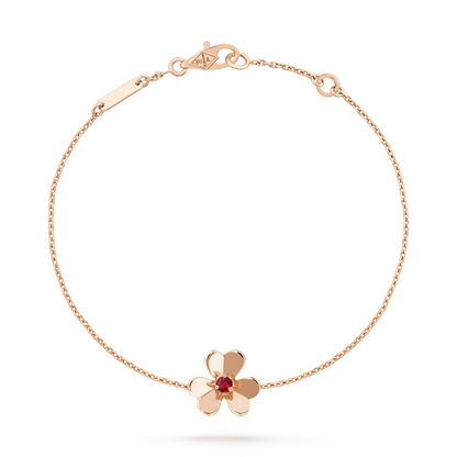 [Everoly JW]FRIVOLE GOLD BLUME ROSA MALACHIT ARMBAND