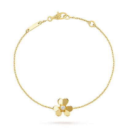 [Everoly JW]FRIVOLE GOLD BLUME ROSA MALACHIT ARMBAND