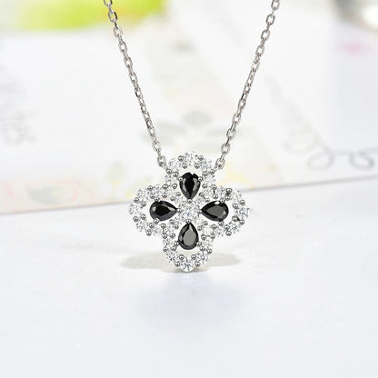 [Everoly JW] LOOP HALSKETTE VOLLMOTIV DIAMANT 16MM MEHRERE FARBEN