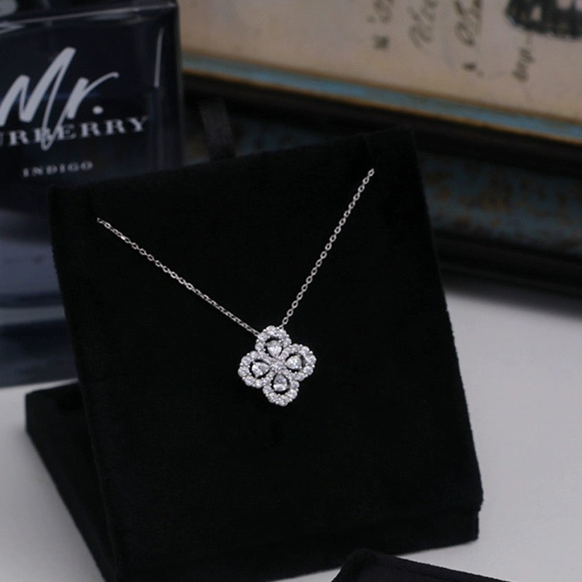 [Elitejewels]LOOP NECKLACE FULL MOTIF DIAMOND COMBINATION