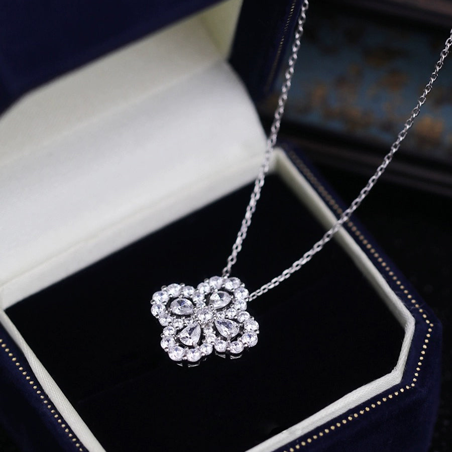 [Elitejewels]LOOP NECKLACE FULL MOTIF DIAMOND COMBINATION