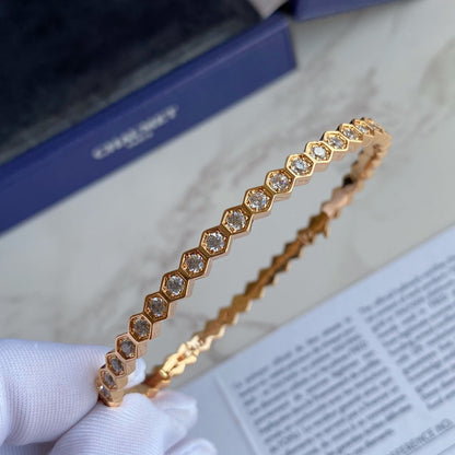 [Elitejewels]BEE LOVE GOLD BRACELET FULL DIAMOND