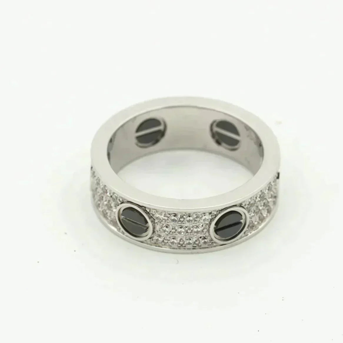 [Everoly JW]ラブリング 5.5mm ダイヤモンド パヴェ セラミック