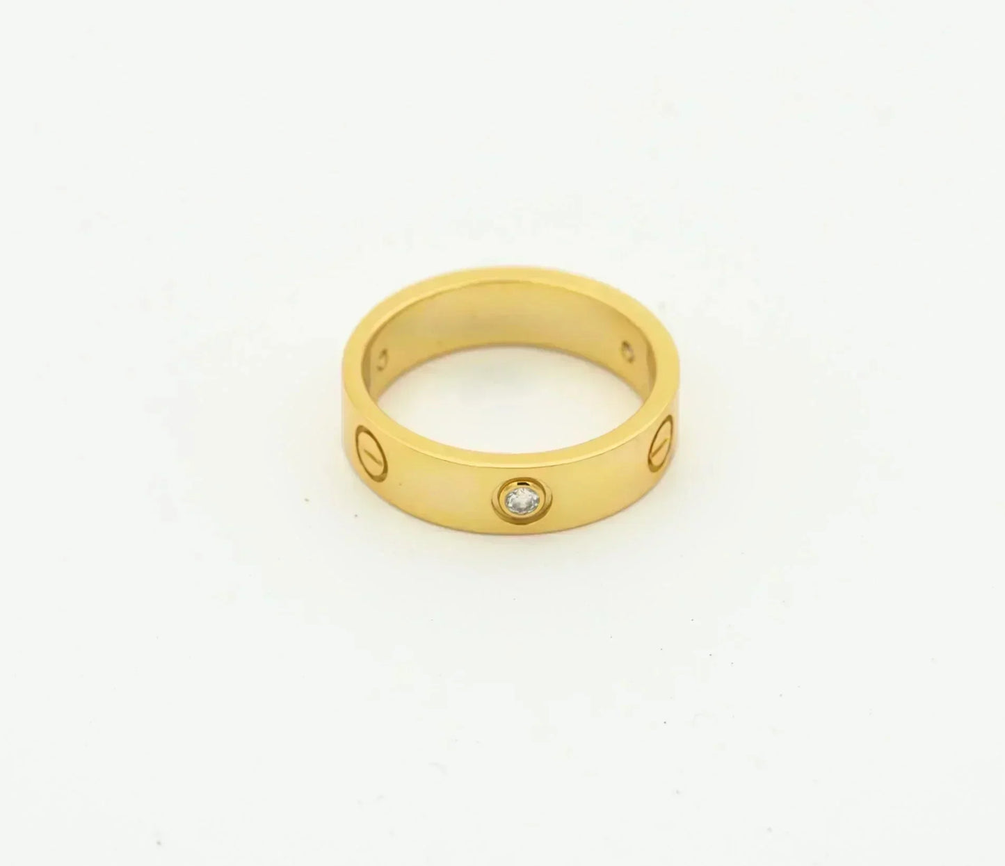 [Everoly JW]Liebesring 4mm 1 Diamant Gold