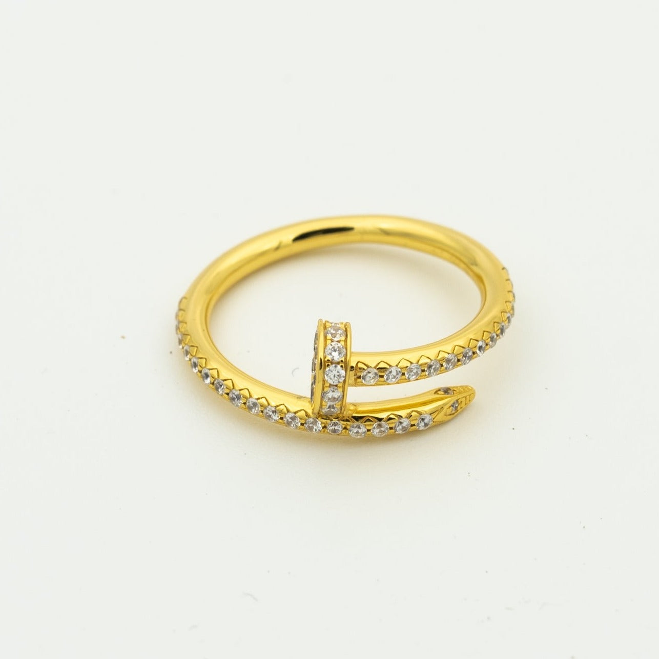 [Elitejewels]JUSTE RING 1.8MM GOLD DIAMONDS