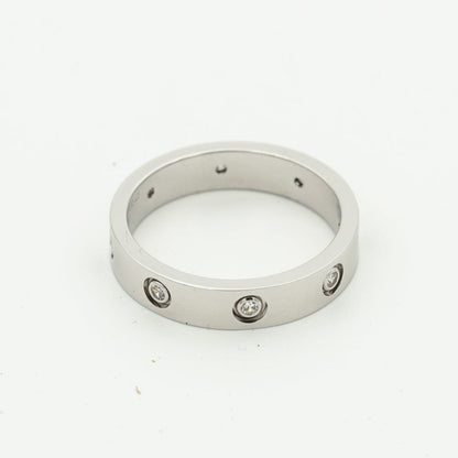 [Elitejewels]LOVE RING 3.6MM 8 DIAMONDS