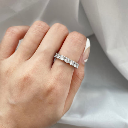 [Everoly JW]Eternity-Tennisring mit Rundschliff