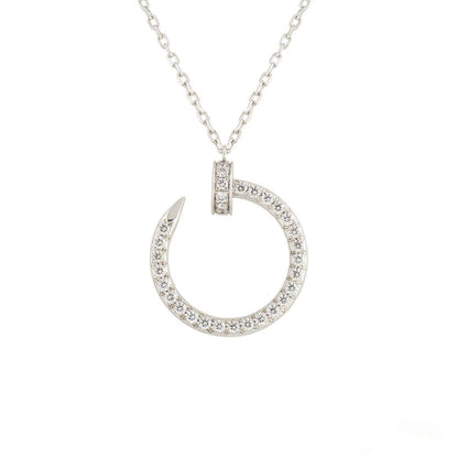 [Elitejewels]JUSTE HALSKETTE SILBER DIAMANTEN 