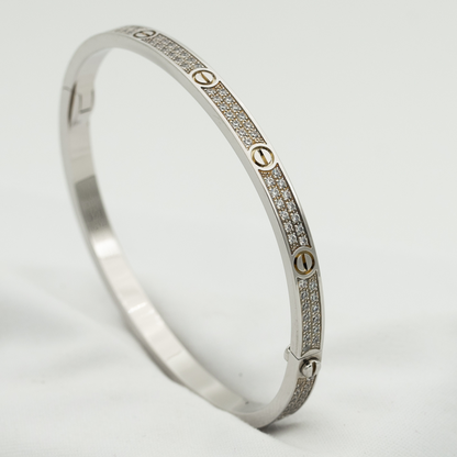 [Elitejewels]LOVE BRACELET 3.65MM DIAMOND-PAVED