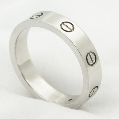 [エバリー JW]ラブリング 4mm ダイヤモンド1個 シルバー