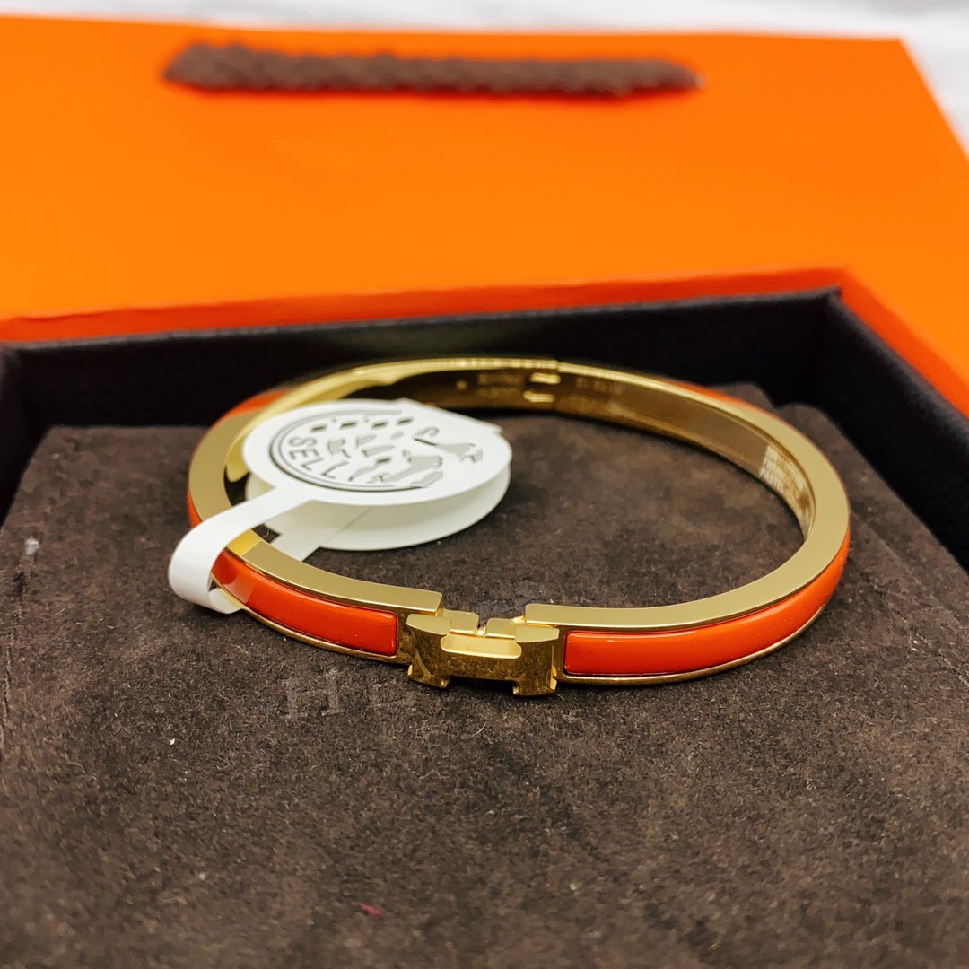 [Everoly JW]CLASSIC HM CLIC RED 8MM ENAMEL BRACELET