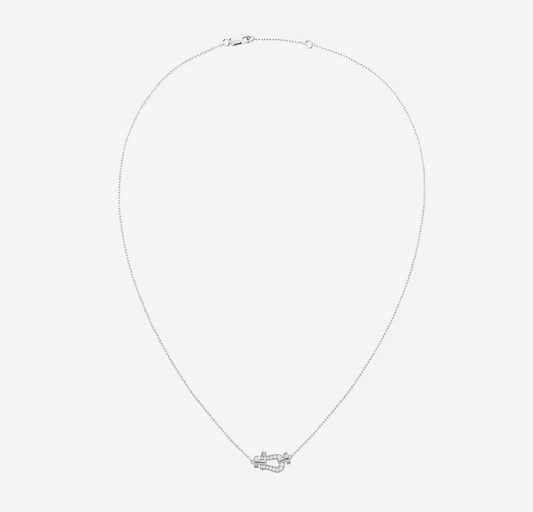 [Elitejewels]FORCE 10 DIAMOND SILVER NECKLACE MINI MODEL