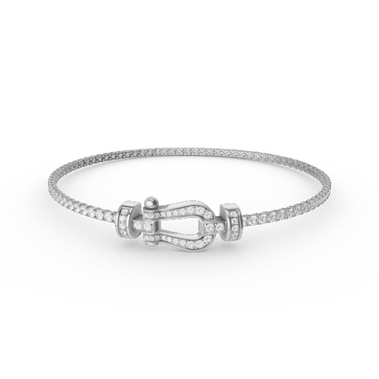 [Everoly JW]FORCE HORSESHOE DIAMOND TENNISARMBAND