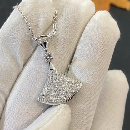 [Elitejewels]DREAM NECKLACE SILVER FULL DIAMOND