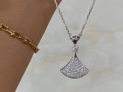 [Elitejewels]DREAM NECKLACE SILVER FULL DIAMOND