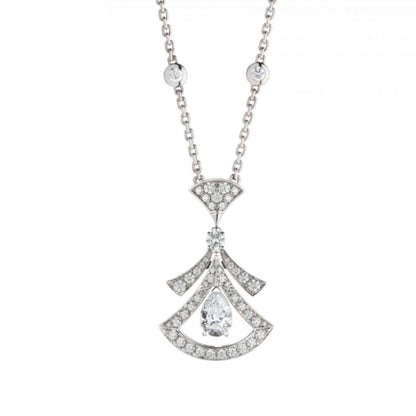 [Elitejewels]DREAM NECKLACE WHITE DIAMOND SILVER