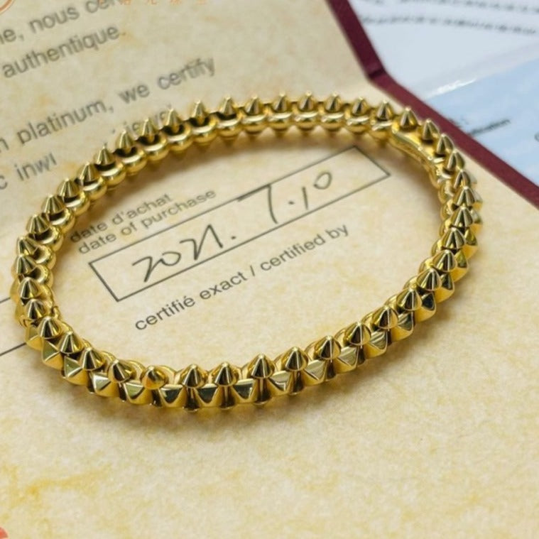 [Everoly JW]CLASH GOLD BRACELET