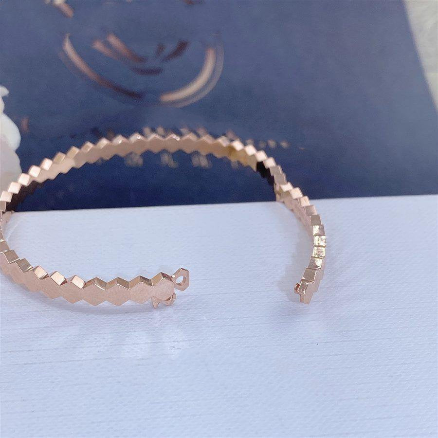 [Elitejewels]BEE LOVE PINK GOLD BRACELET