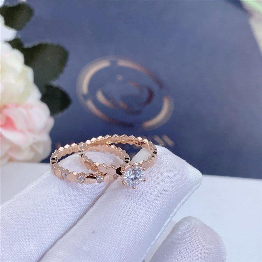 [Everoly JW] BEE LOVE RING ROSA GOLD 1 DIAMANT