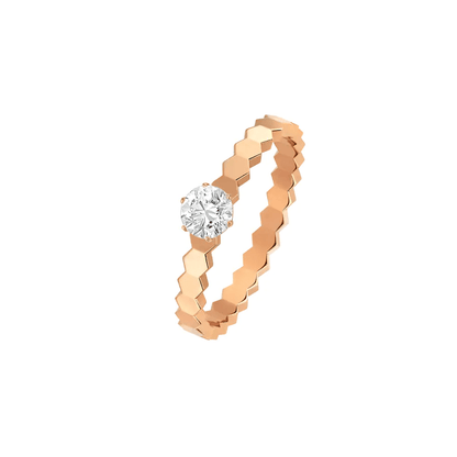 [Everoly JW] BEE LOVE RING ROSA GOLD 1 DIAMANT