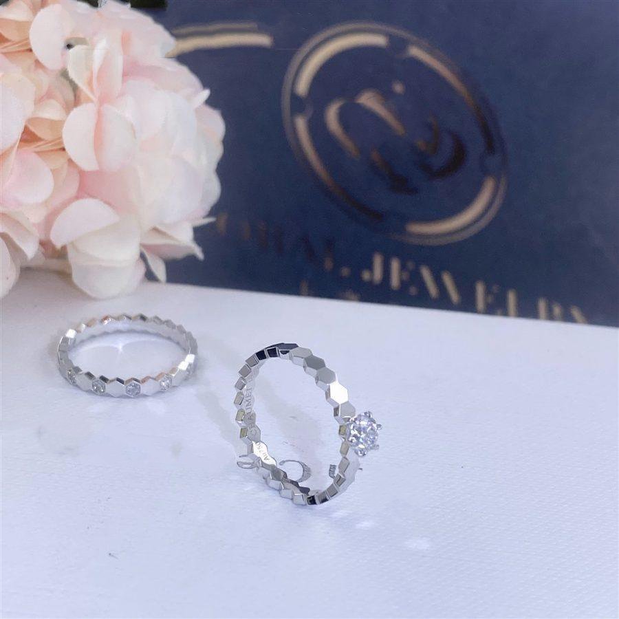 [Everoly JW] BIENENLIEBESRING SILBER 1 DIAMANT