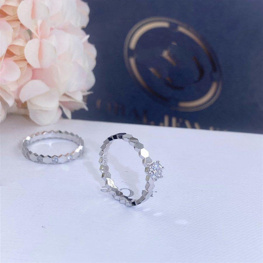 [Everoly JW] BIENENLIEBESRING SILBER 1 DIAMANT