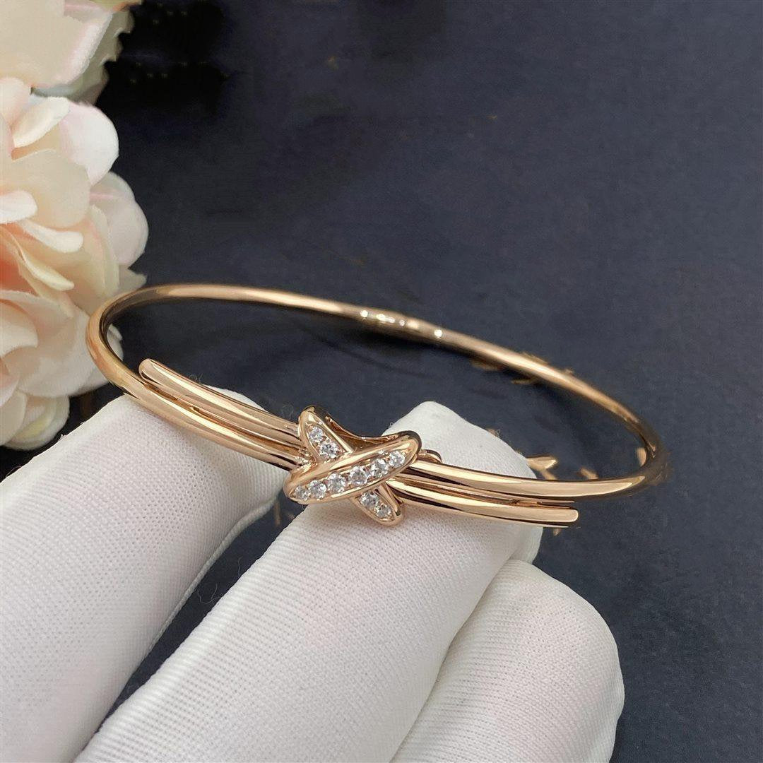 [Elitejewels]JEUX DE BRACELET PINK GOLD DIAMONDS